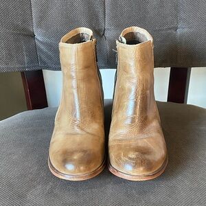 Women's Brown Leather Ankle Boots